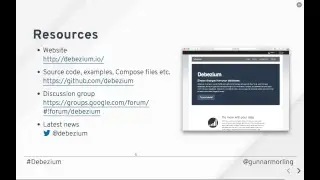 Streaming Database Changes with Debezium by Gunnar Morling