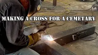 Making a Cross for a Cemetery