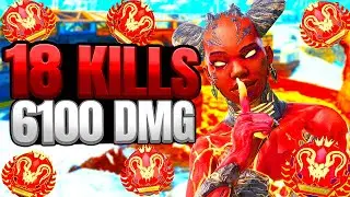 Lifeline 18 Kills and 6,100 Damage Gameplay - Apex Legends (No Commentary)