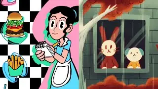 Some GIFs I animated with ToonSquid for iPad