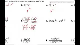 3.2 Notes: More Exponent Properties