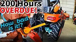 Kubota BX- HST Hydraulic oil + Filter Change (FINALLY!)