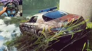 Rebuilding Police Mercedes-Benz SLS AMG | Forza Horizon 5 | Moza R9 gameplay