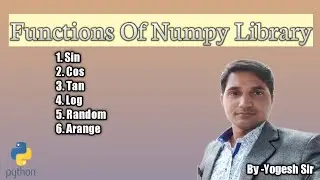 Functions Of Numpy