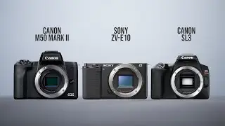 Canon M50 Mark II vs Sony ZV-E10 vs Canon SL3 (250D) // How to choose best BEGINNERS Camera