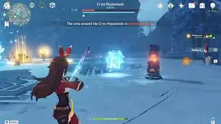 Genshin Impact Cryo Hypostasis (First Encounter)