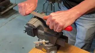 Wood Scraper From a Putty Knife.