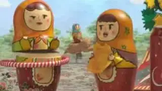 Русские матрешки Oksana, Tatiana, Olga.