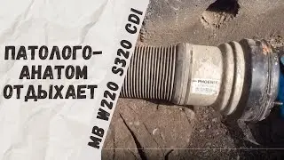 Disassembly and study of the front air strut Mercedes-Benz W220 S320cdi