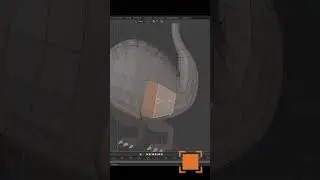 Megalosaurus modeling in blender | Blender | Shorts #blender #modeling #shorts #shortfeed #short