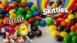 Радуга M&M`s против Радуги SKITTLES)