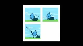 Teardrop Saves Leafy [BFDI Comic]