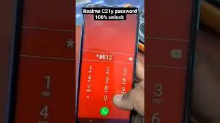 realme C21y password kaise khole without pc 