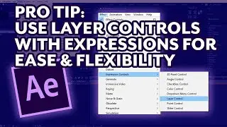 How to Use the Layer Control with Expressions in After Effects