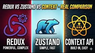 Redux vs Zustand vs Context   Real Comparison