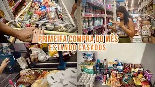PRIMEIRA COMPRA DO MÊS CASADOS🛒✨| Com Valores