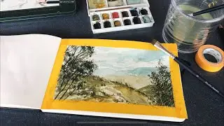Busted out the Watercolors to stay sane while in Quarantine! New painting added to the Sketchbook!