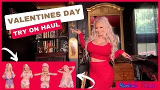 TRYING ON SEXY VALENTINE'S DAY LINGERIE | Try-On Haul | SPIRITUAL BIMB0