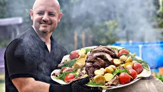 Saftiges Lammfleisch in außergewöhnlicher Ingwer marinade im Tandoor