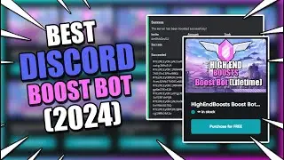 BEST Discord BOOST BOT, Nitro Tokens, Server Boosts (2025)