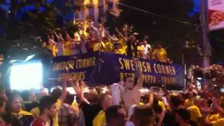 Fans of Sweden in Kiev