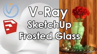 Sketchup   Basic V Ray Material Frosted glass