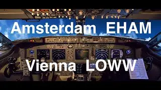 [X-Plane 11.52r1]  Amsterdam (EHAM) - Vienna (LOWW) on VATSIM.