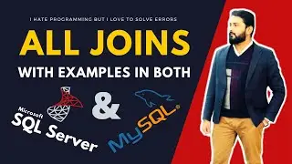 JOINS IN SQL SERVER AND MYSQL | IN URDU | IN URDU | I HATE PROGRAMMING