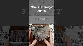 «Baila Conmigo» ONEUS ||| Ellin KALIMBA shorts #shorts #oneus #bailaconmigo  #kalimba