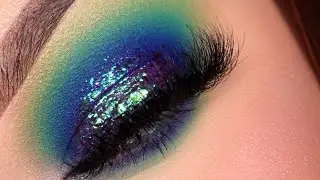 BLUE GREEN SMOKEY EYE TUTORIAL
