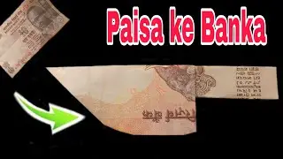 Dollar Origami Knife Easy version 2 | Money Origami #Paisa