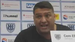Rassismus: SV Babelsberg Trainer Cem Efe flippt aus