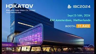 IBC 2024 in Netherlands. Kato Vision invites you to try new products for free!