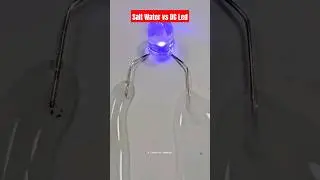 Salt Water vs DC led #led #salt #water