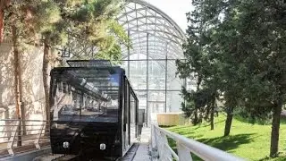 Баку Фуникулёр Смотровая площадка Baku Funicular Bakı funikulyoru