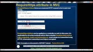 RequireHttps attribute in mvc