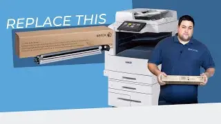 How to quickly replace the transfer belt cleaner on your Xerox machine: AltaLink WC 7500s and C8000s