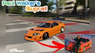 CarX street | Paul Walker's Toyota Supra build with full setup engine and Bodykit