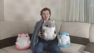 Хомяк 3 в 1 3в1 хомяк подушка, хомяк с пледом, хомяк игрушка