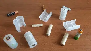 Как вместо батареек одного типа использовать другие Переходники для батареек AA AAA C D