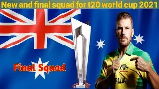 Australia Squad for T20 World Cup 2021 | ICC T20 World Cup 2021 Australian Squad |