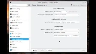 How to Change Power Management Settings in KDE Plasma – Customize Your Power Options!
