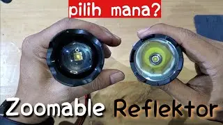 Differences between reflector and zoom/zoomable flashlights Leyoya Z1 vs Ekoras S21