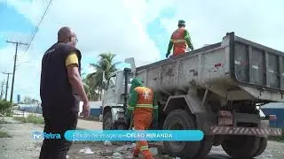 Secretaria de Serviços Públicos retira lixo da Casa de Acumulador