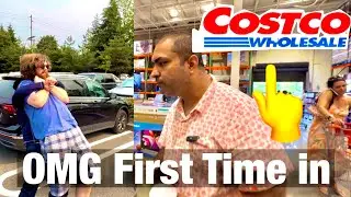 OMG Pakistani First Time in Costco Wholesale Market | Grocery Shopping in America with Friends 🇺🇸