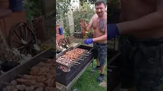 Супер вкусный шашлык! #шашлык #еда #мангал #мясо