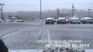 Snow At Ciocca Hyundai Of Lebanon