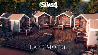 💕Romantic Lake Motel - The Sims 4 - Speed Build (NoCC)