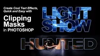 Create Cool Text Effects with Clipping Masks