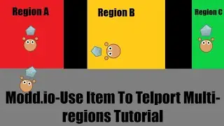 Modd.io Use Item To Teleport Multi-Regions Tutorial